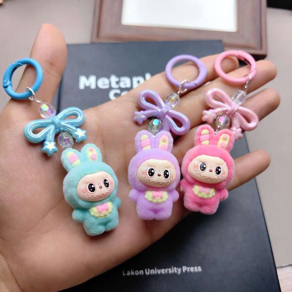 Cute Mini Labubu Keychains - Picture 2 of 11